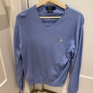 Blue Ralph Lauren Sweater Pima Cotton Size S